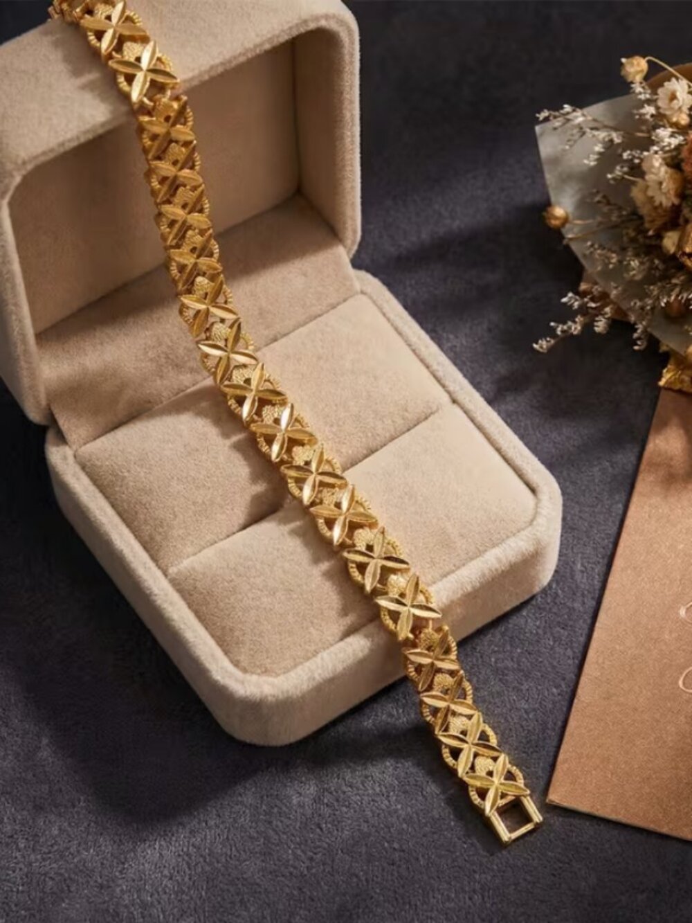 14K Gold 8" Womens Chain Link Style Bracelet Ladies 8 inch 14 K Silver Jewelry
